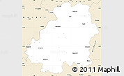 Classic Style Simple Map of Nizamabad
