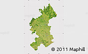 Satellite Map of Vizianagaram, cropped outside
