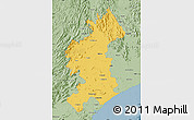 Savanna Style Map of Vizianagaram