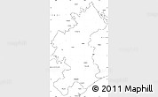 Blank Simple Map of Vizianagaram