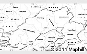 Blank Simple Map of Arunachal Pradesh