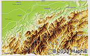 Physical 3D Map of Tirap