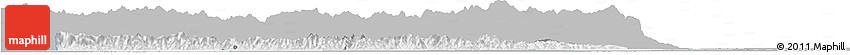Gray Horizon Map of Dhemaji, single color outside