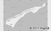 Gray Map of Dhemaji, single color outside