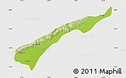 Physical Map of Dhemaji, single color outside