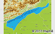 Political Map of Dhemaji, physical outside