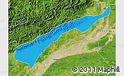Political Map of Dhemaji, satellite outside