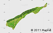 Satellite Map of Dhemaji, single color outside