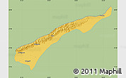 Savanna Style Map of Dhemaji, single color outside