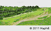 Physical Panoramic Map of Dhemaji, satellite outside