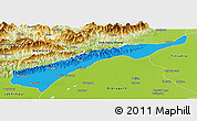 Political Panoramic Map of Dhemaji, physical outside