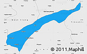 Political Simple Map of Dhemaji, single color outside, borders and labels