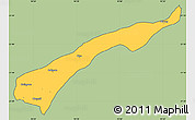 Savanna Style Simple Map of Dhemaji, cropped outside