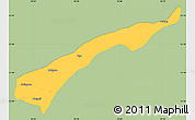 Savanna Style Simple Map of Dhemaji, single color outside