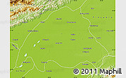 Physical Map of Dibrugarh