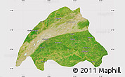 Satellite Map of Dibrugarh, cropped outside