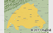 Savanna Style Map of Dibrugarh