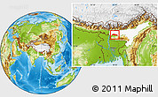Physical Location Map of Goalpara, highlighted parent region