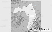 Gray 3D Map of Golaghat