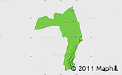 Political Map of Golaghat, single color outside