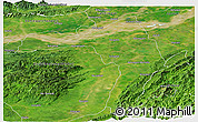 Satellite Panoramic Map of Golaghat
