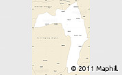 Classic Style Simple Map of Golaghat