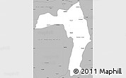 Gray Simple Map of Golaghat