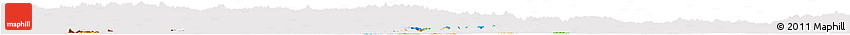 Political Horizon Map of Assam, cropped outside