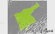 Physical 3D Map of Jorhat, desaturated