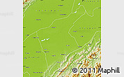 Physical Map of Jorhat