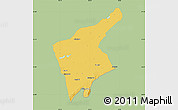 Savanna Style Map of Jorhat, single color outside