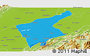Political Panoramic Map of Jorhat, physical outside