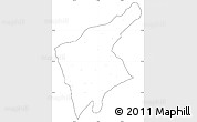 Blank Simple Map of Jorhat, cropped outside, no labels
