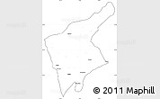Blank Simple Map of Jorhat, cropped outside
