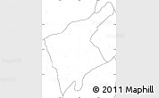 Blank Simple Map of Jorhat, no labels
