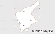 Classic Style Simple Map of Jorhat, cropped outside