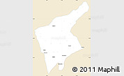 Classic Style Simple Map of Jorhat, single color outside