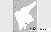 Gray Simple Map of Jorhat