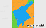Political Simple Map of Jorhat