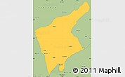Savanna Style Simple Map of Jorhat