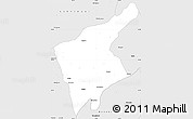 Silver Style Simple Map of Jorhat