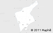 Silver Style Simple Map of Jorhat, single color outside