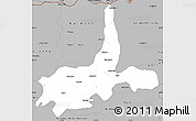 Gray Simple Map of Kamrup