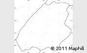Blank Simple Map of Aurangabad, no labels