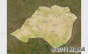 Satellite Map of Bhojpur, darken