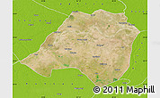 Satellite Map of Bhojpur, physical outside