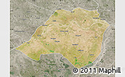 Satellite Map of Bhojpur, semi-desaturated