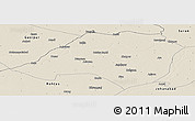 Shaded Relief Panoramic Map of Bhojpur