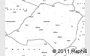 Blank Simple Map of Bhojpur