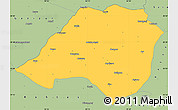 Savanna Style Simple Map of Bhojpur